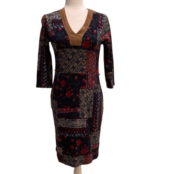 Lauren Ralph Lauren Dresses & Skirts - Lauren Ralph Lauren Faux Suede Patchwork Shirt Dress